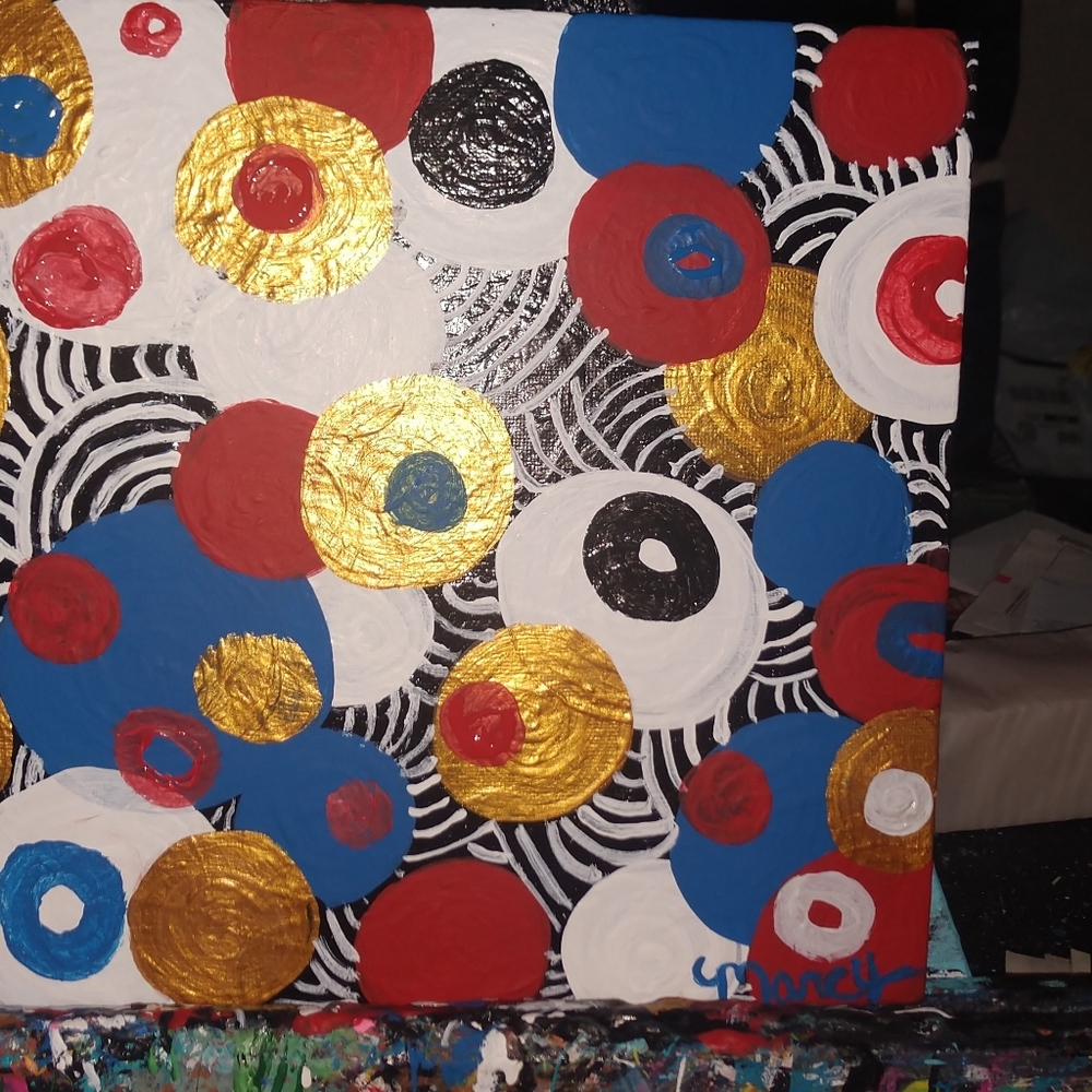 9x12Abstract painting I give profit to ASPCA ❤️🐾